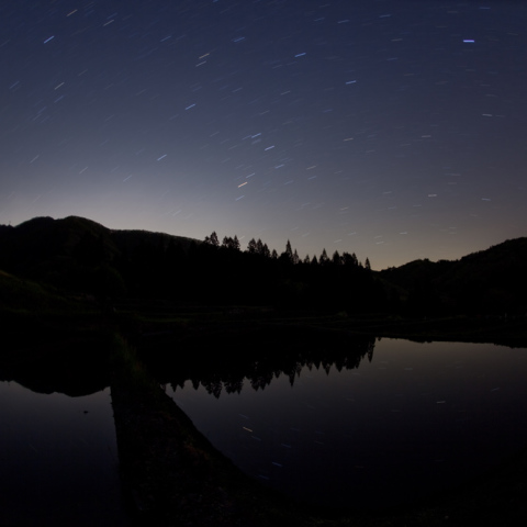 星降る青鬼の棚田