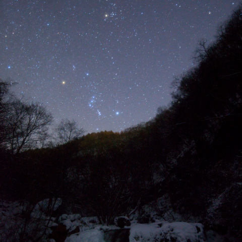 オリオン座の霧降滝