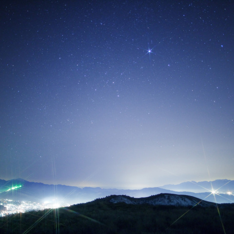 キラ星の諏訪盆地