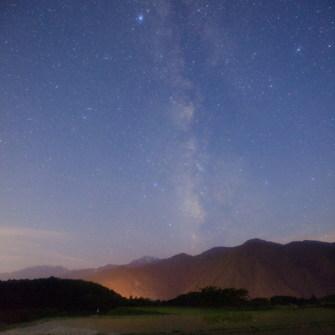 黎明銀河の田圃