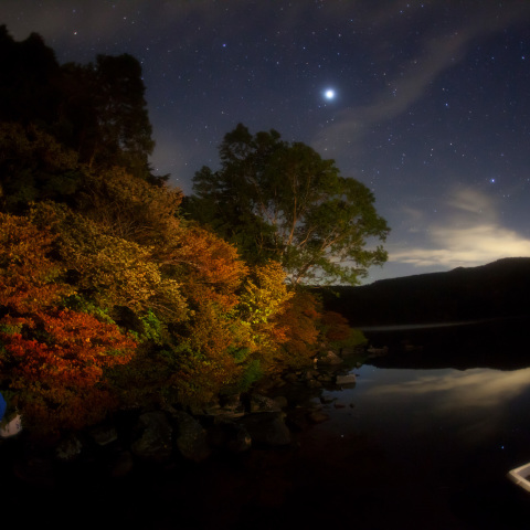 木星フォーマルハウトの紅葉白駒池