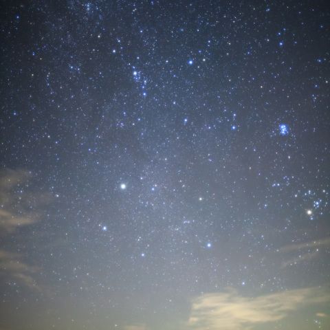 八千穂レイクの銀河(F1.4開放）