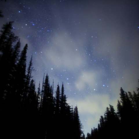 北八ヶ岳の星夜