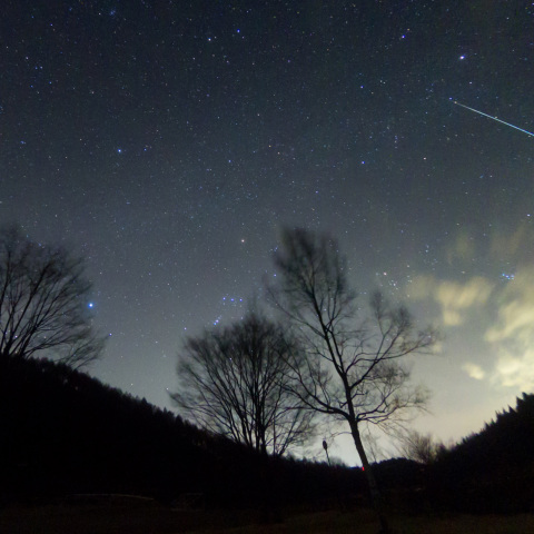 ふたご座流星群の初冬