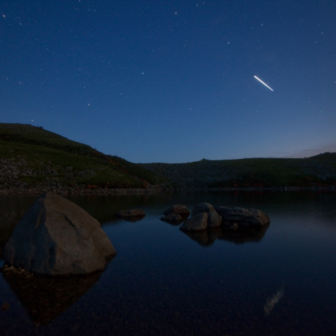 衛星行く白馬大池
