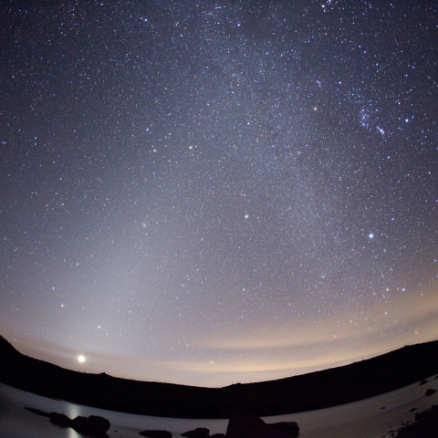 黄道光の白馬大池