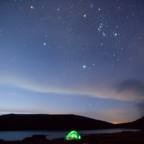 オリオン目覚の白馬大池