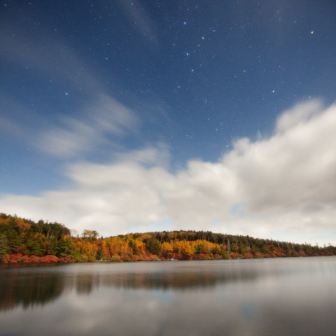 カシオペアの白駒池紅葉