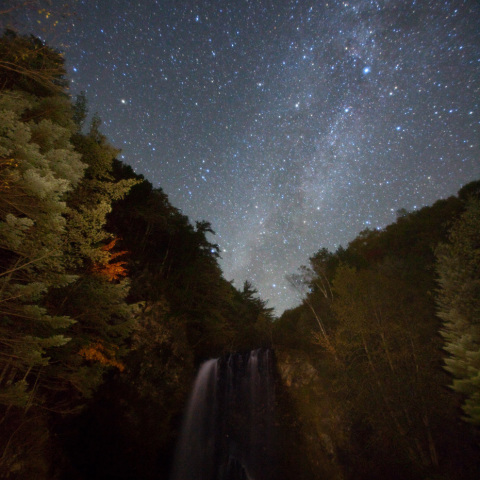 乗鞍銀河の善五郎滝