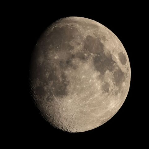 大晦日の月齢11.5の月