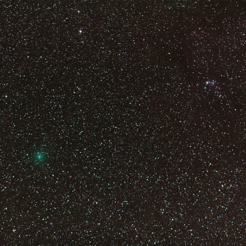 ハートレイ彗星とコーン星雲