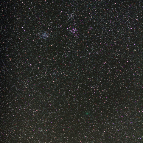 ハートレイ彗星とメシエ・NGC天体