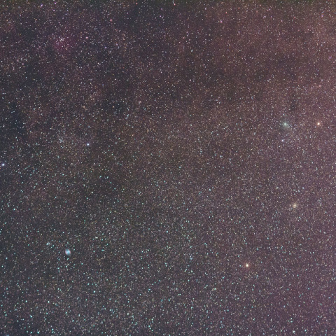 ギャラッド彗星とM27とM71