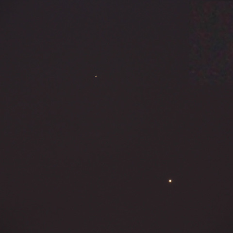 金星と土星の接近