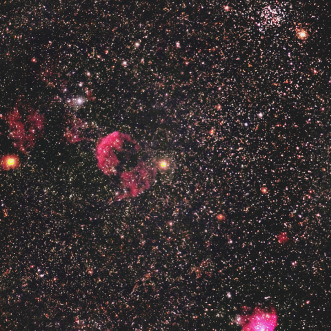 ふたご座の足元周辺