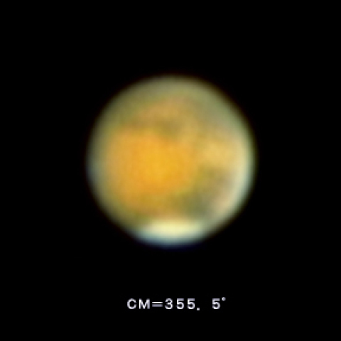 １月１６日の火星