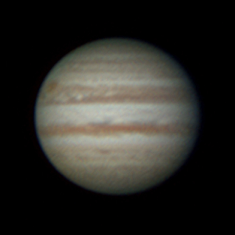 別処理した４月２日の木星