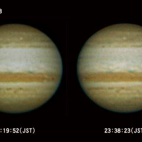 ９月１３日の木星