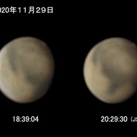 11月29日の火星