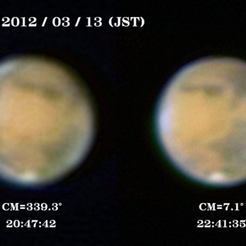 3月13日の火星
