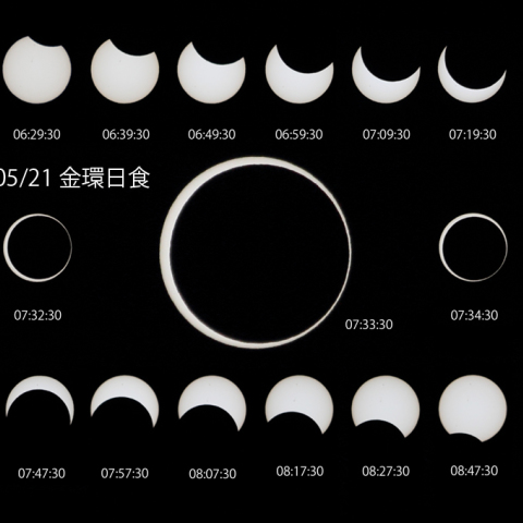 金環日食全過程