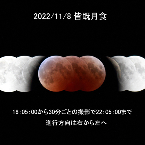 11月8日の皆既月食