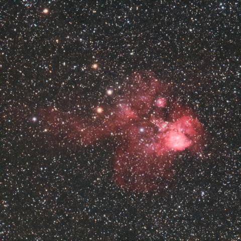 NGC2467（マンドリル星雲）