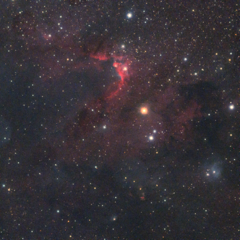 洞窟星雲（Sh2-155）