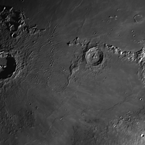 コペルニクス　エラトステネス　アペニン山脈