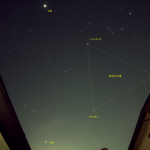 2024年冬：2つの大三角