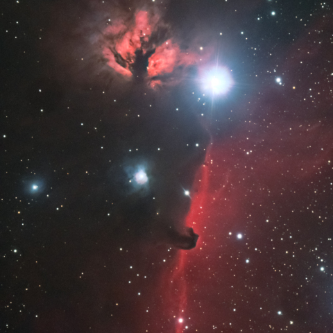 馬頭星雲・燃える木星雲