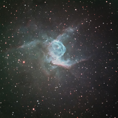 トールのヘルメット星雲(NGC2359)
