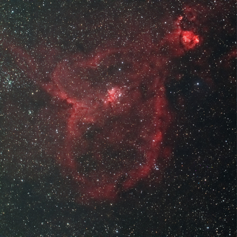ハート星雲（IC1805)