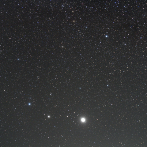 ふたご座と木星