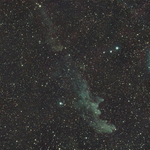 魔女の横顔星雲(NGC1909）