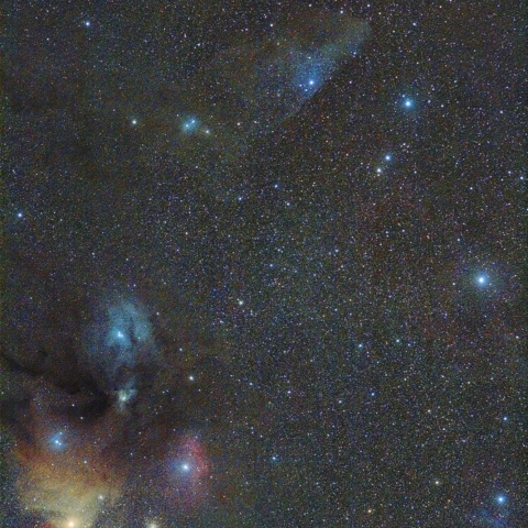カラフルタウン・青い馬星雲付近