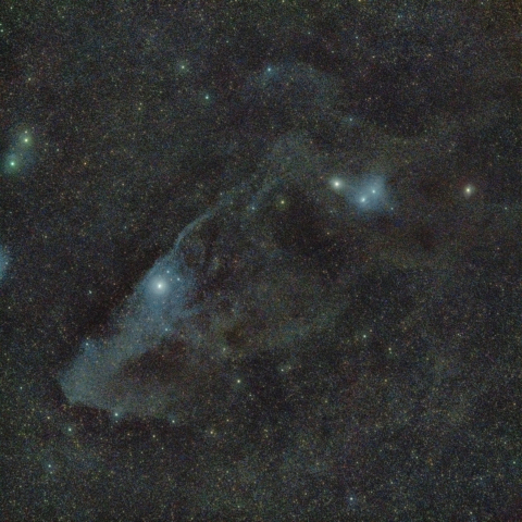 青い馬星雲