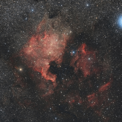 北アメリカ・ペリカン星雲