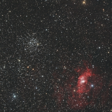 バブル星雲 & M52