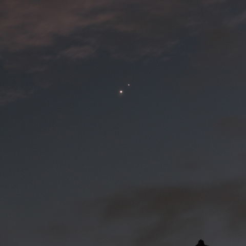 金星と木星のニアミス