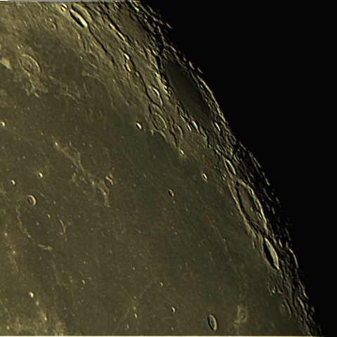 月面拡大 グリマルディ付近