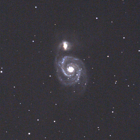 M51（子持ち銀河）