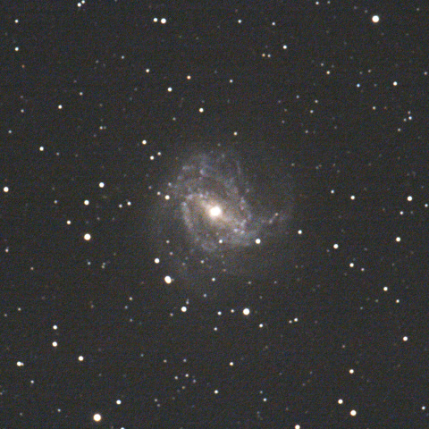 M83（うみへび座のフェイスオン銀河）