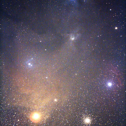 アンタレス付近の散光星雲