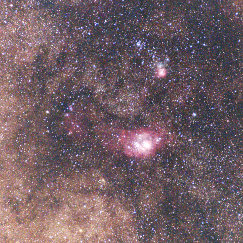 M8, M20付近の天の川