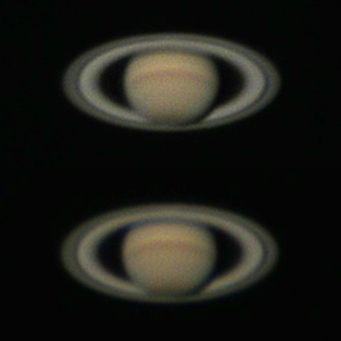 2017年10月8日の土星 ADC有無比較