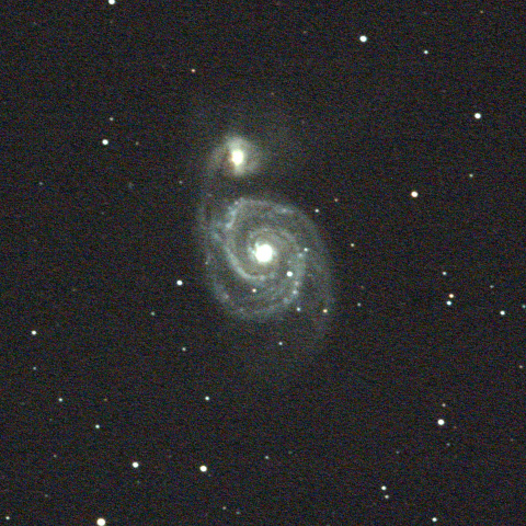 M51（子持ち銀河）