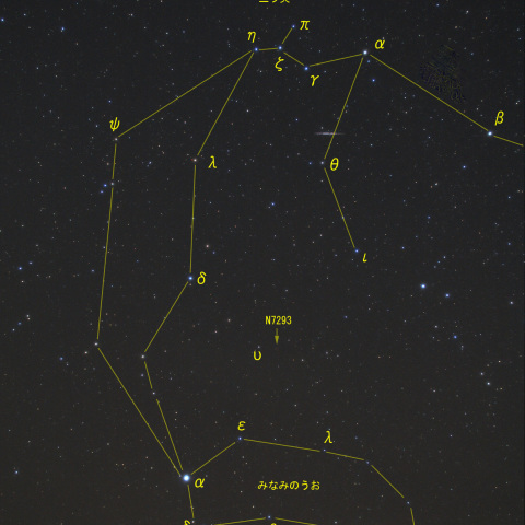 水瓶座と南の魚座