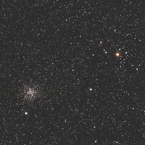NGC2477とNGC2451 (とも座の散開星団)