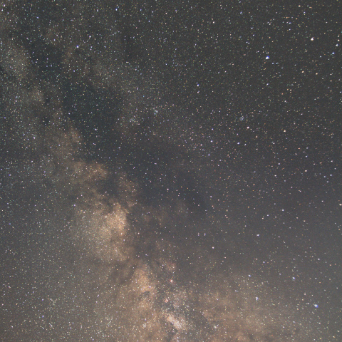 ベランダ越しに見えた天の川